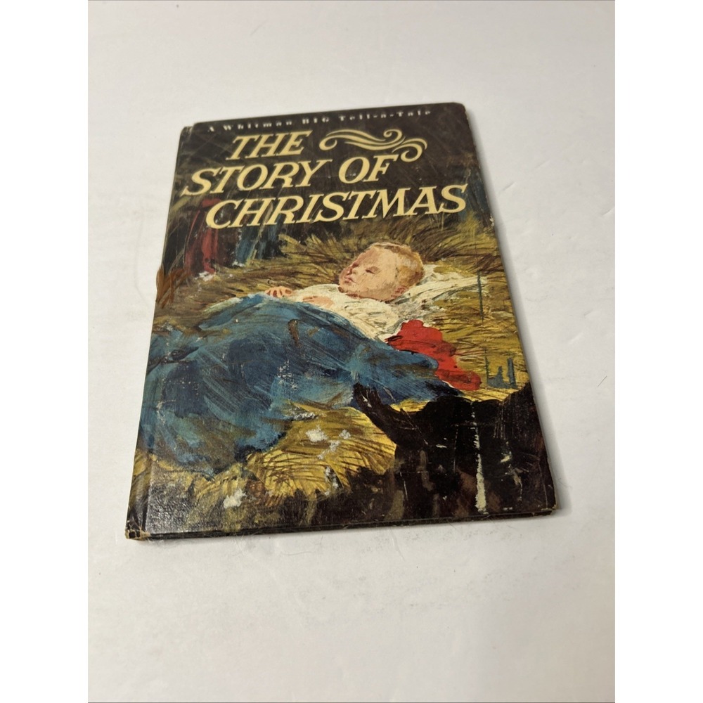 THE STORY OF CHRISTMAS 2446 Michael Lowenbein ~ Whitman BIG Tell-a-Tale 1965 HC